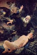 Rembrandt Peale sacrifice of Abraham USA oil painting artist